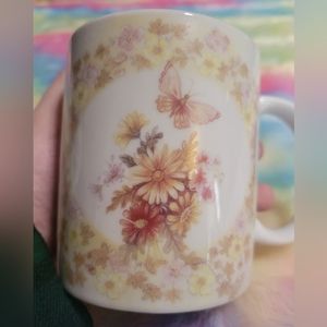 Floral & Butterflies Mug - Fairycore & Cottagecore